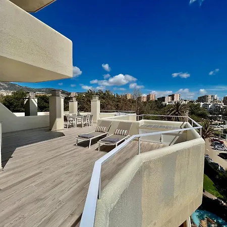 Διαμέρισμα Luxury Sea View Large Terrace Benalbeach *